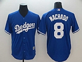 Dodgers 8 Manny Machado Royal Cool Base Jersey,baseball caps,new era cap wholesale,wholesale hats